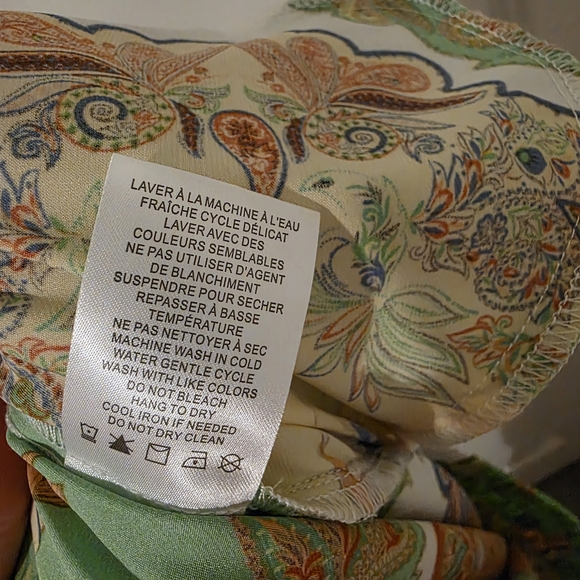 Rachel Zoe Multicolor Paisley Pants Satin - Picture 12 of 13